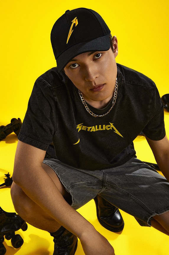 Medicine pamut baseball sapka aplikációval fekete RS24-CAMB50