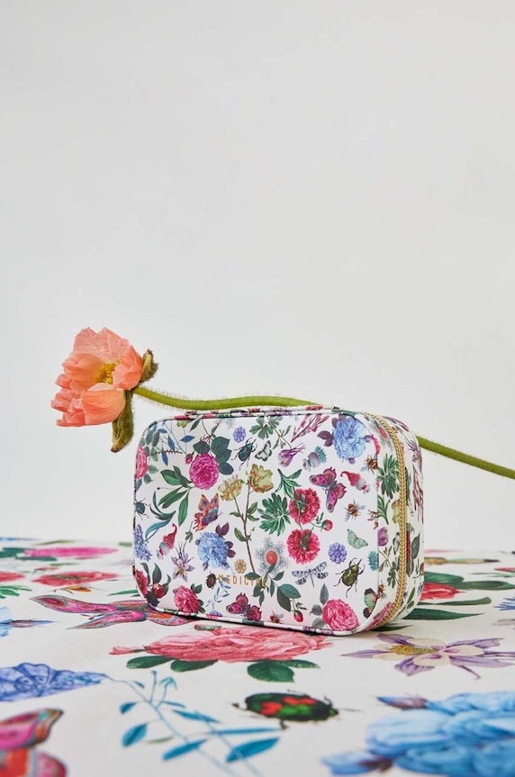 Szkatułka na biżuterię z motywem roślinnym i zwierzęcym kolor multicolor multicolor RS24-DEU509