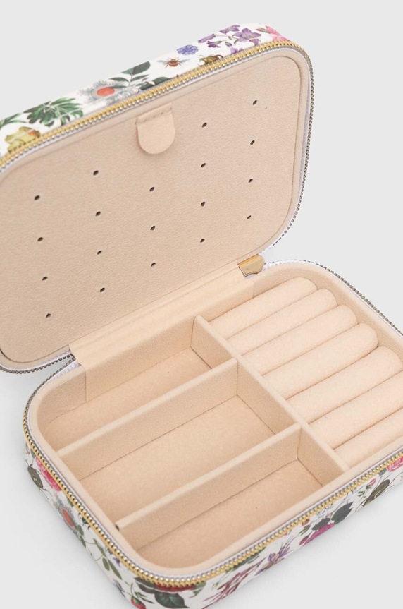 Szkatułka na biżuterię z motywem roślinnym i zwierzęcym kolor multicolor RS24-DEU509