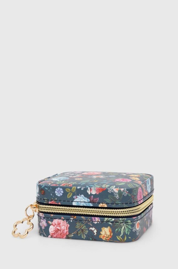 Akcesoria Szkatułka na biżuterię z motywem roślinnym i zwierzęcym kolor multicolor RS24-DEU510 multicolor