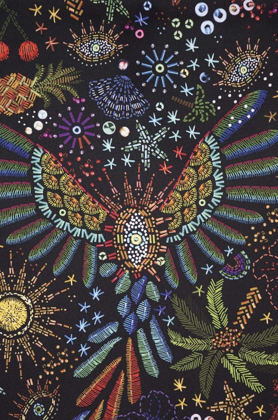 Leżak z podłokietnikami wzorzysty kolor multicolor multicolor RS24-GAU604