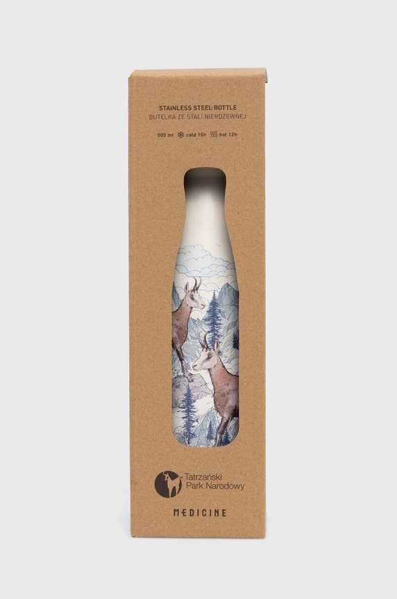 Butelka termiczna z kolekcji Tatrzański Park Narodowy x Medicine 500 ml kolor multicolor RS24-KBUA52 multicolor
