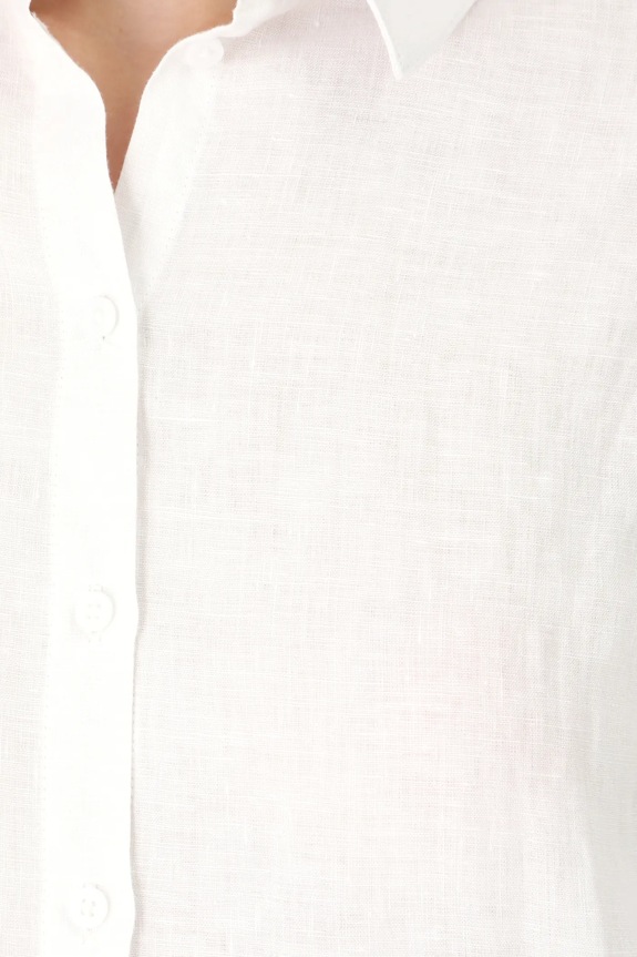 košile dámská lněná RS24-KDD501 bílá