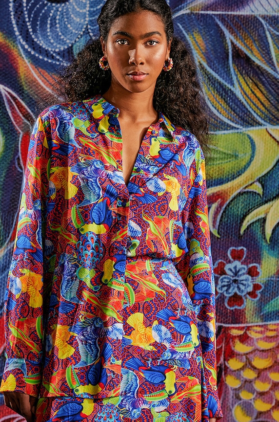 Medicine koszula regular multicolor RS24-KDD850