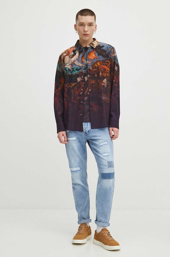 Odzież Koszula męska z kolekcji Eviva L'arte kolor multicolor RS24-KDM208 multicolor