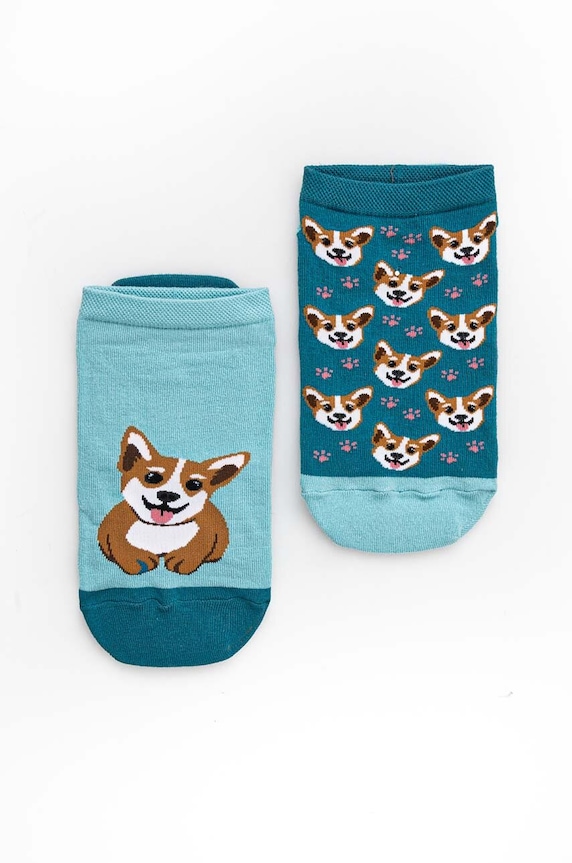 Bavlnené ponožky dámske krátke ponožky viacfarebná RS24.LGD819