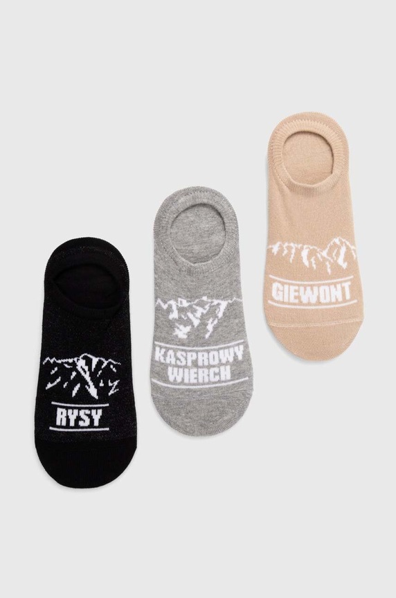 Skarpetki bawełniane damskie z kolekcji Tatrzański Park Narodowy x Medicine (3-pack) kolor multicolor RS24.LGDA50 multicolor RS24