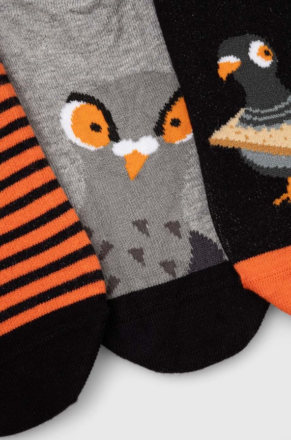 Skarpetki bawełniane męskie w gołębie (3-pack) kolor multicolor RS24-LGM504 multicolor RS24