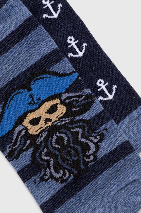 Bavlnené ponožky pánske s morským motívom (2-pack) viac farieb RS24.LGM602 viacfarebná RS24