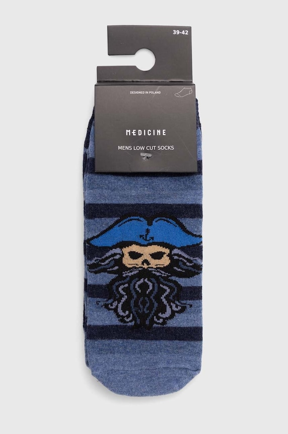 Oblečenie Bavlnené ponožky pánske s morským motívom (2-pack) viac farieb RS24.LGM602 viacfarebná