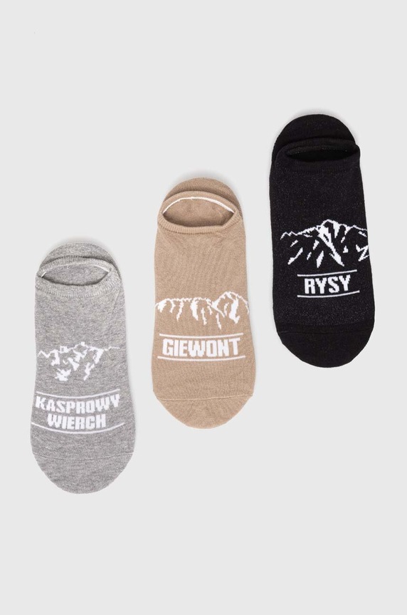 Bavlnené ponožky pánske z kolekcie Tatra National Park x Medicine (3-pack) viac farieb krátke ponožky viacfarebná RS24.LGMA50