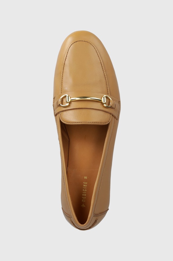 Medicine mocassini in pelle RS24-OBD404 beige RS24