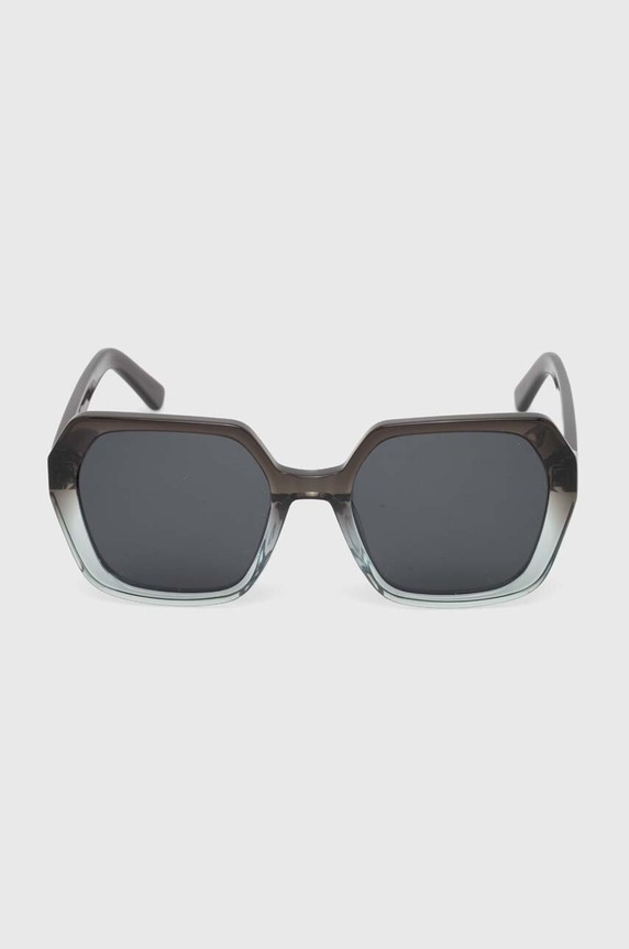 Akcesoria Okulary przeciwsłoneczne damskie z acetatu z polaryzacją kolor szary RS24-OKD811 szary