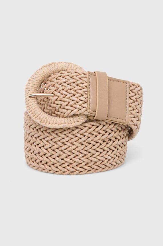 Opasok dámsky béžová farba béžová RS24.PAD703