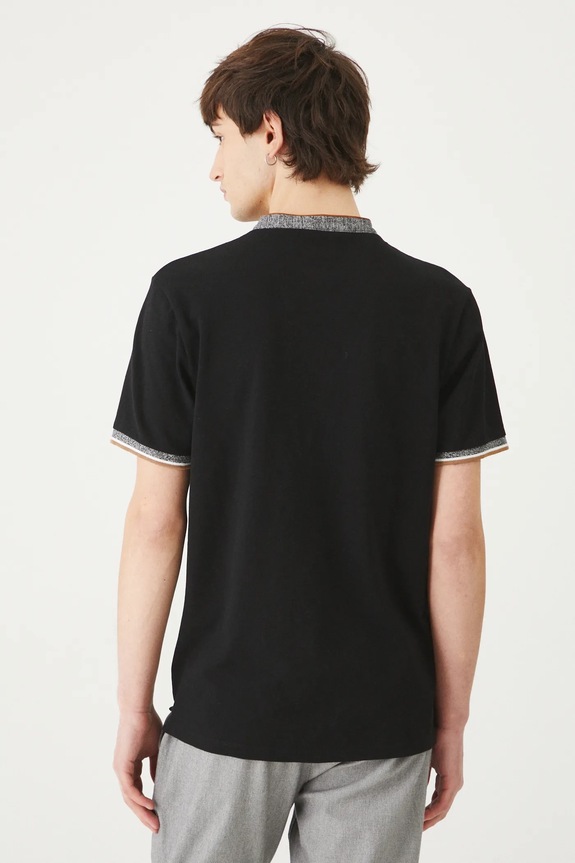 Oblačila Medicine polo majica ženska bombažna z elastanom RS24-POM301 črna