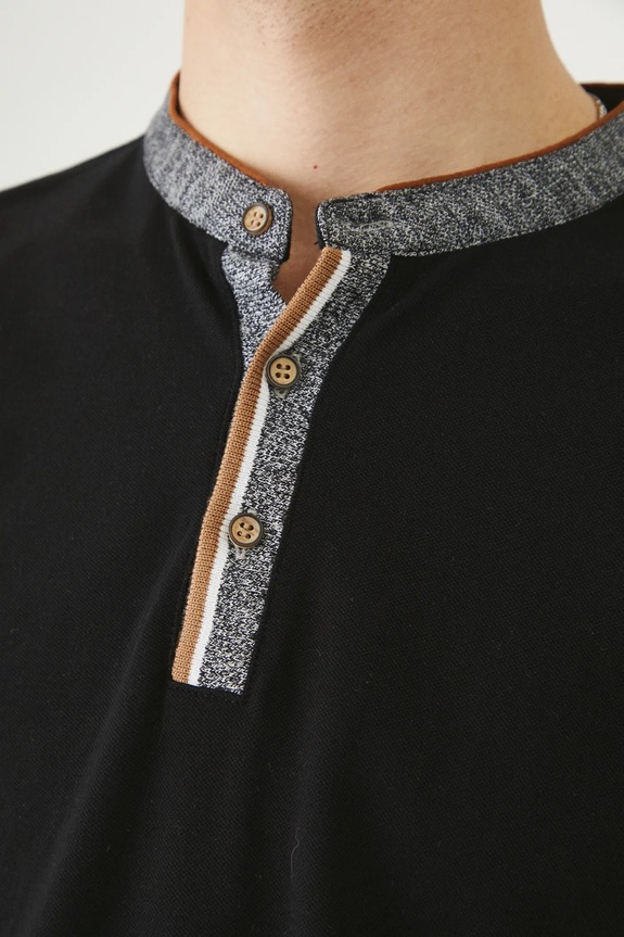 Medicine polo majica ženska bombažna z elastanom RS24-POM301 črna