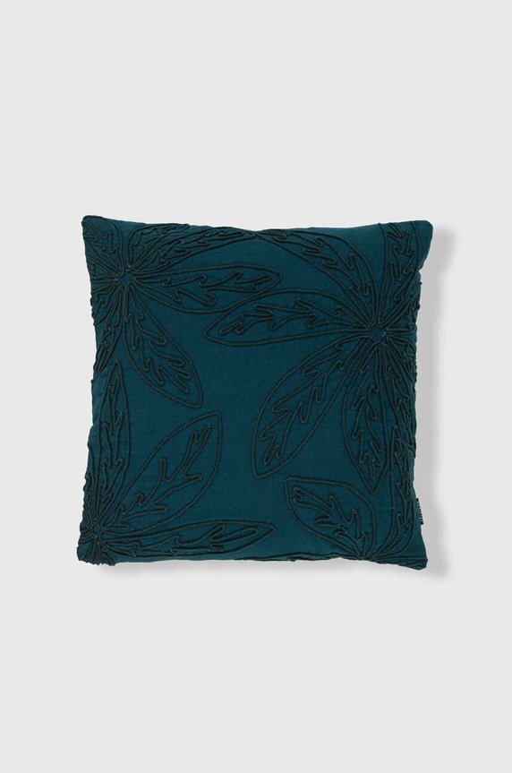 Poszewka dekoracyjna na poduszkę z ozdobną aplikacją 45 x 45 cm kolor zielony RS24-PSU500 turkusowy RS24