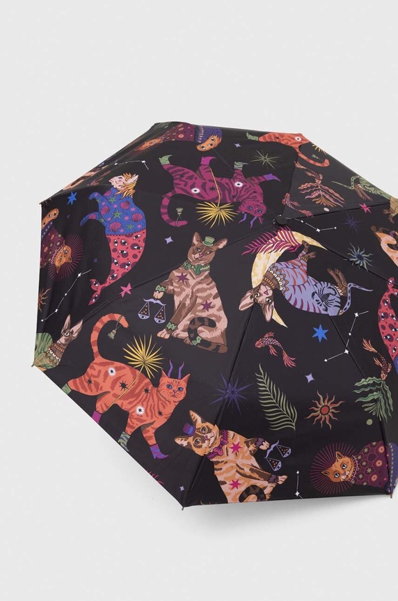 Parasol z kolekcji Dzień Kota wzorzysty kolor multicolor RS24.ROU350 multicolor RS24