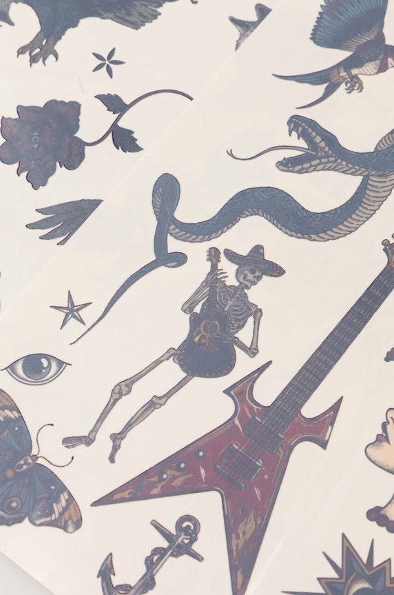 Doplňky Omyvatelné tetování RS24-ROUA02 vícebarevná