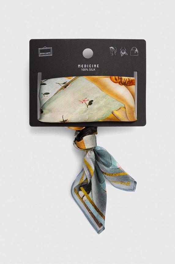 Chusta jedwabna damska z kolekcji Eviva L'arte kolor multicolor multicolor RS24.SAD250