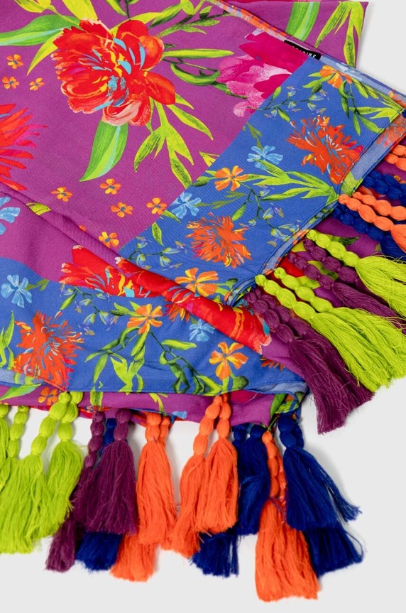 Akcesoria Chusta pareo damska wzorzysta kolor multicolor RS24-SAD907 multicolor
