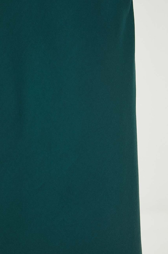 Spódnica damska maxi satynowa kolor zielony zielony RS24.SDD201