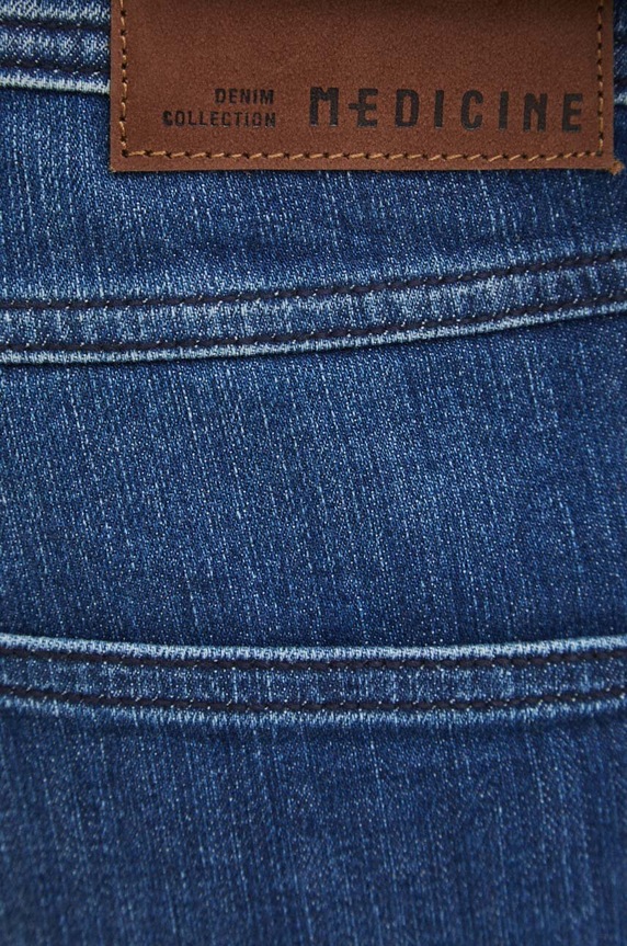 Jeansy męskie tapered kolor granatowy granatowy RS24.SJM501