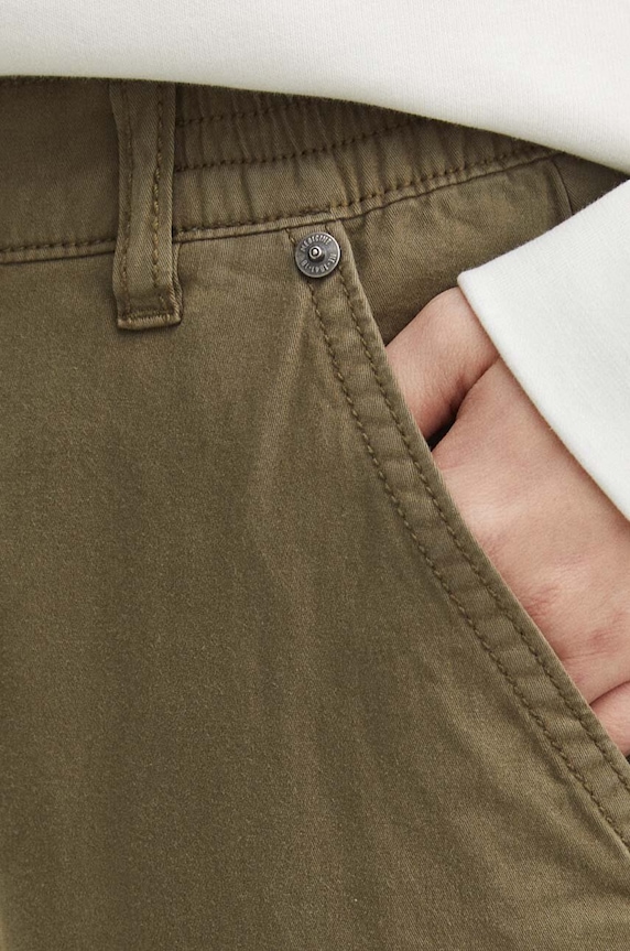 Spodnie damskie z kieszeniami cargo kolor zielony zielony RS24.SPD300