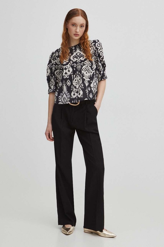 Nohavice dámske čierna farba RS24.SPD500 čierna RS24