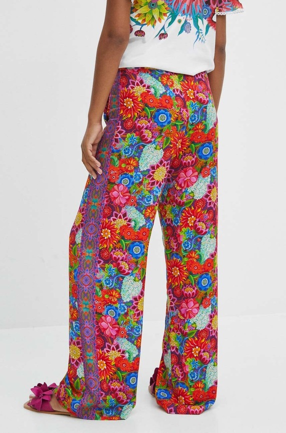 Nohavice dámske wide leg z kolekcie Jane Tattersfield x Medicine viac farieb viacfarebná RS24.SPD850