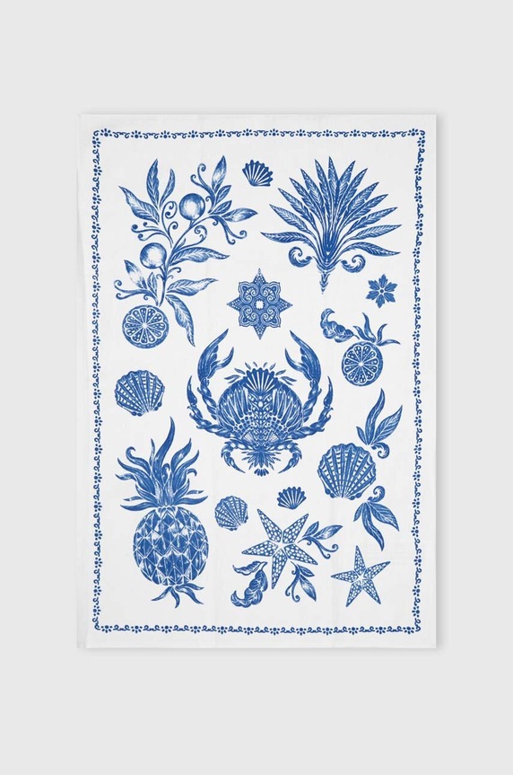 Ściereczki kuchenne wzorzyste (2-pack) kolor niebieski niebieski RS24.SRU701