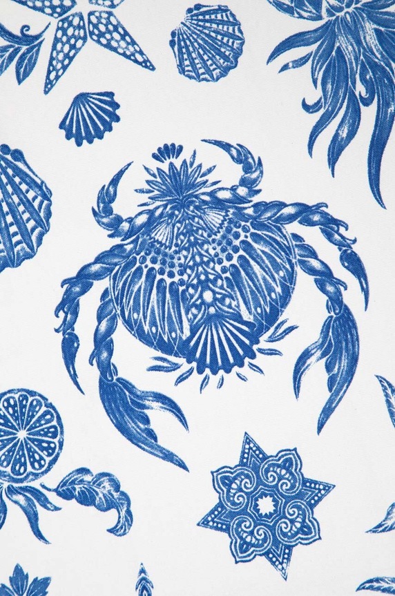 Ściereczki kuchenne wzorzyste (2-pack) kolor niebieski niebieski RS24.SRU701