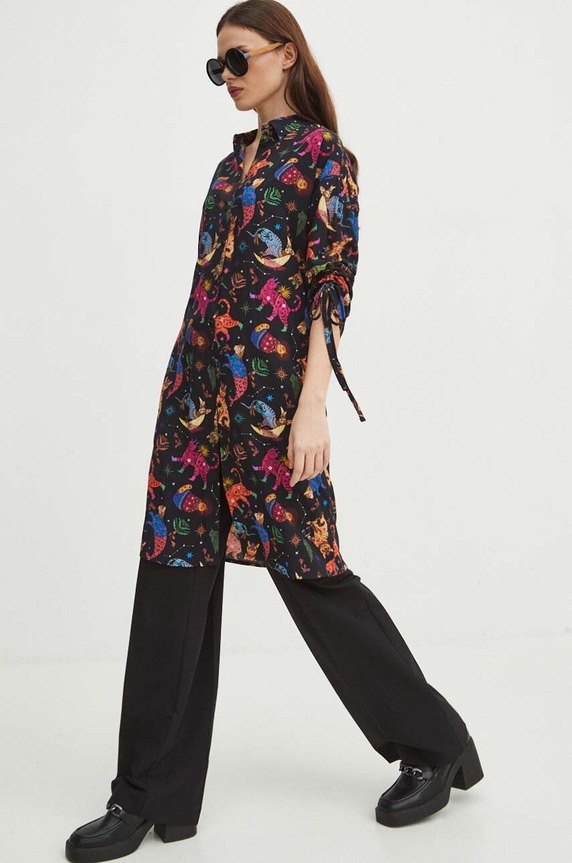 Medicine ruha háromnegyedes fekete RS24.SUD350