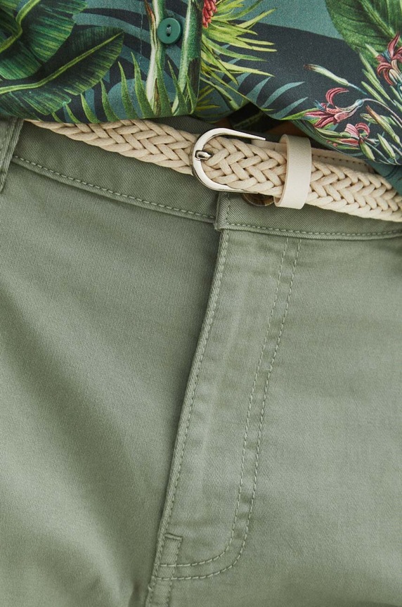 Šortky dámske hladké tyrkysová farba RS24-SZD073 tyrkysová