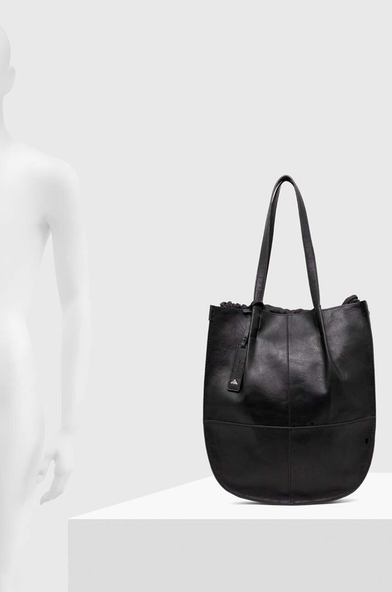 Torebka damska z imitacji skóry kolor czarny RS24.TOD404