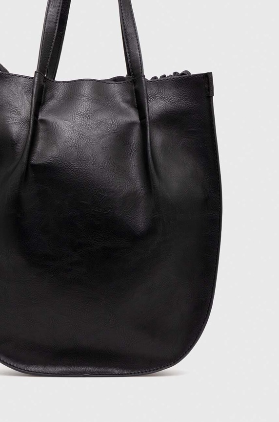 Torebka damska z imitacji skóry kolor czarny czarny RS24.TOD404