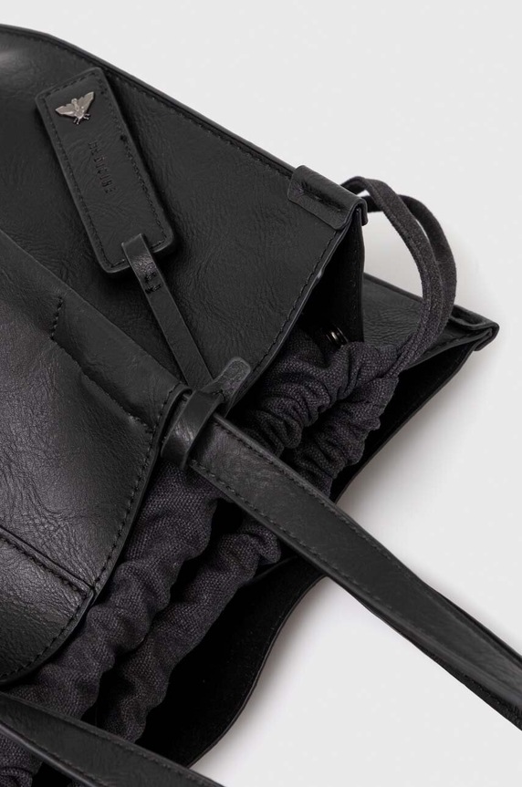 Torebka damska z imitacji skóry kolor czarny RS24.TOD404 czarny