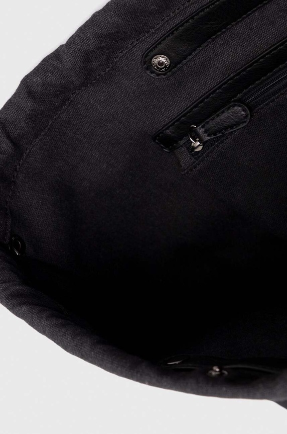 Torebka damska z imitacji skóry kolor czarny RS24.TOD404