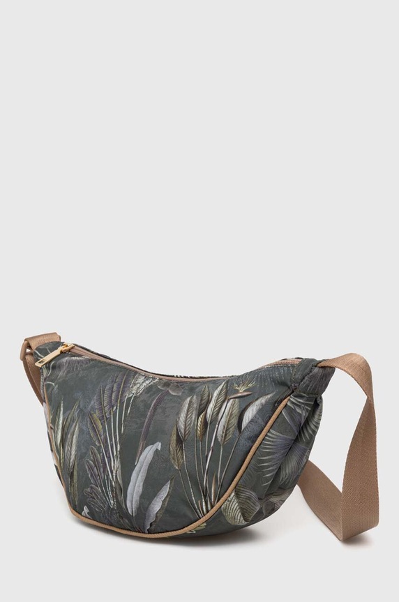 Doplnky Cestovná taška cez pás dámska vzorovaná zelená farba RS24-TOD720 zelená