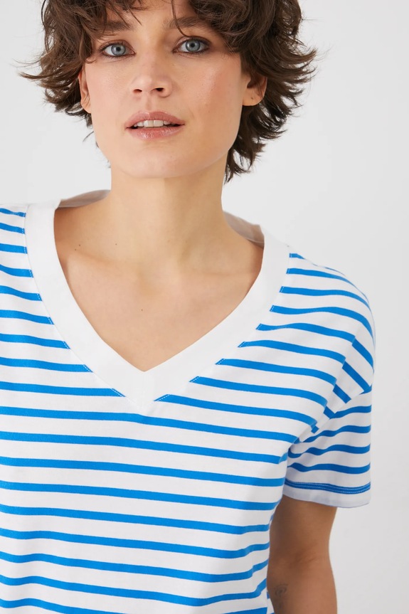 Tričko dámske bavlnené biela RS24-TSD074