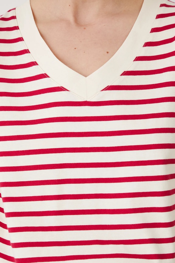 Medicine T-shirt damski bawełniany RS24-TSD074 beżowy