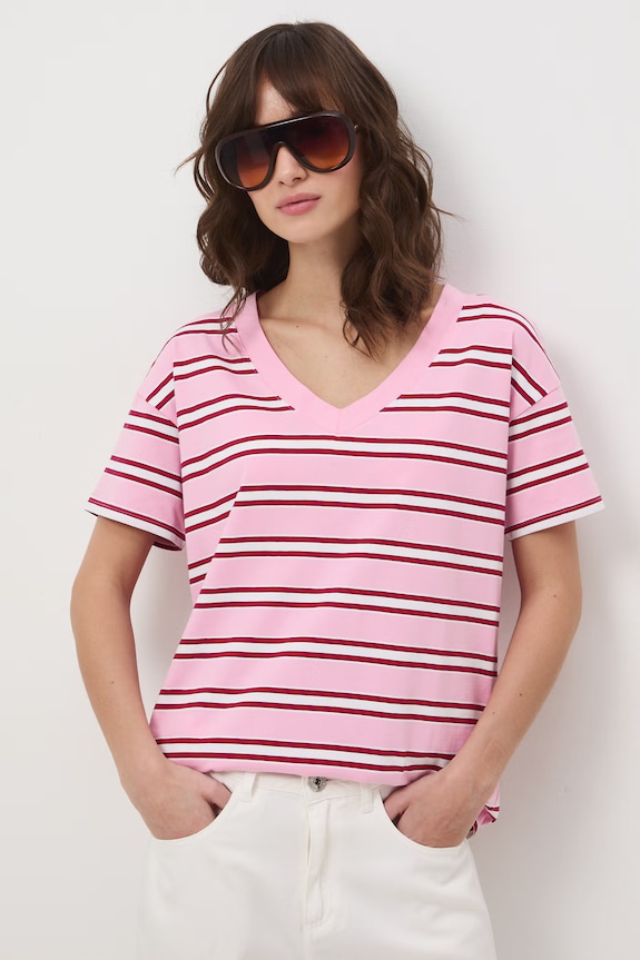 Medicine T-shirt damski bawełniany RS24-TSD074 różowy RS24