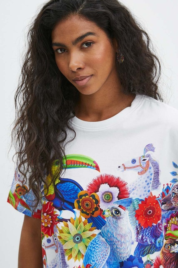 Medicine tricou din bumbac alb RS24.TSD853
