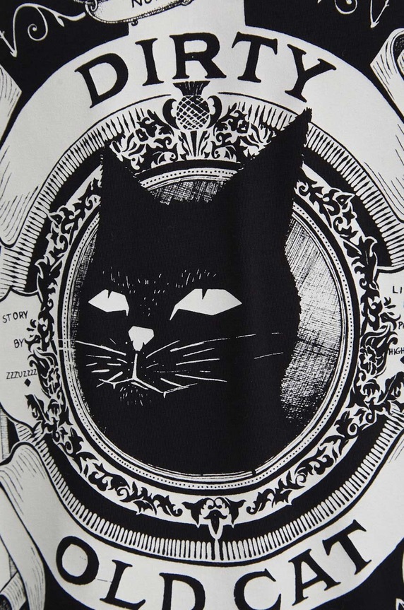 T-shirt bawełniany męski by Zuzanna Kierenkiewicz „zzzuzzzz”, Grafika Polska kolor czarny RS24-TSM456