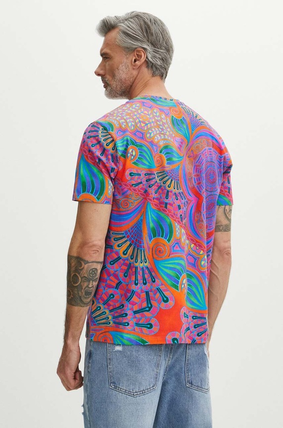 T-shirt męski z kolekcji Jane Tattersfield x Medicine kolor multicolor multicolor RS24.TSM858