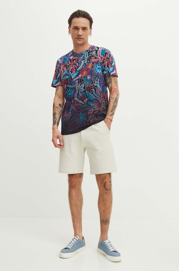 Medicine t-shirt wzorzyste multicolor RS24.TSMB11