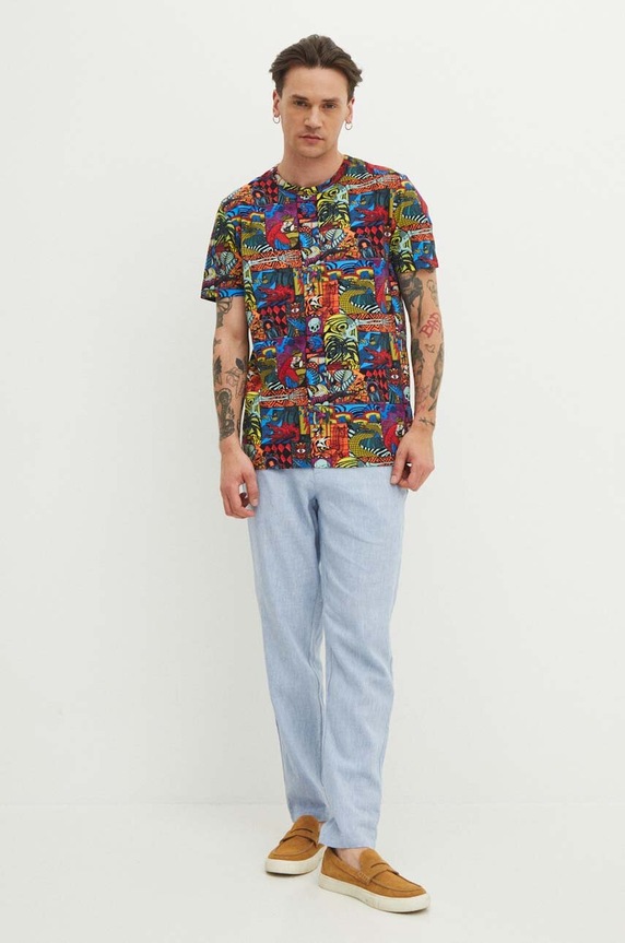 Bavlnené tričko pánske RS24.TSMB14 viacfarebná RS24