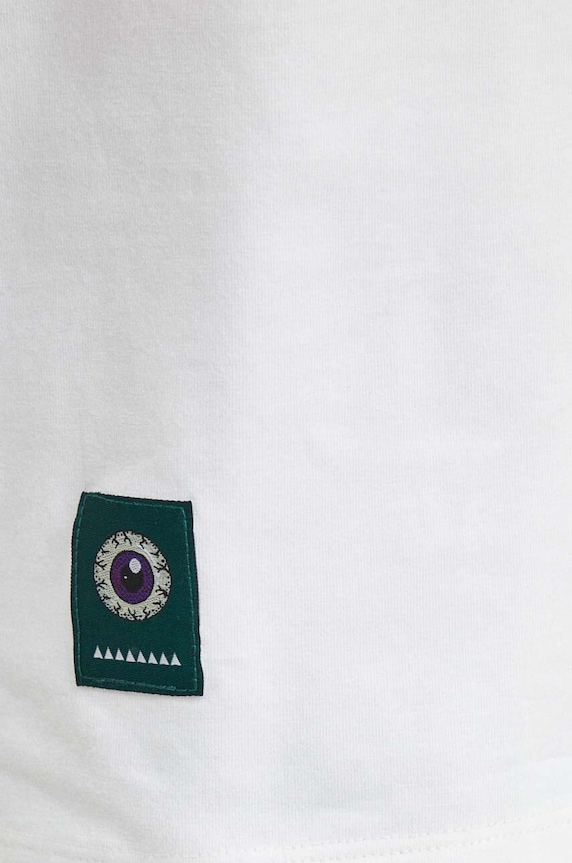 T-shirt bawełniany męski kolor biały RS24.TSMB18 biały
