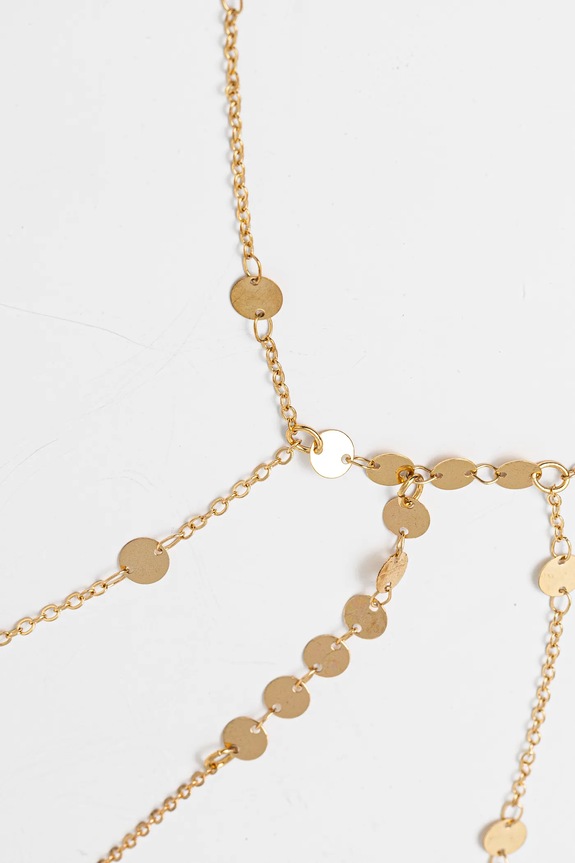 Łańcuszek body chain damski RS25.AKDB03 złoty RS25