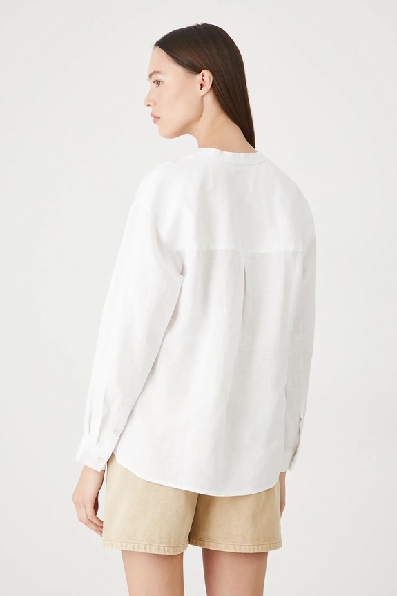 Odjeća Lanena bluza Medicine RS25-BDD706 bijela